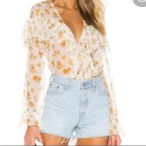 Majorelle Floral Blouse